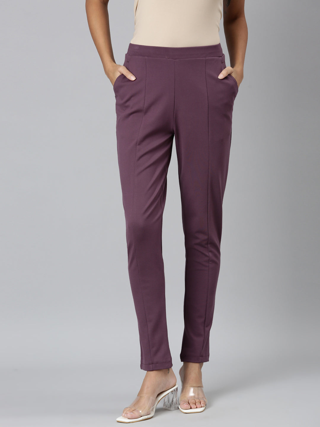 Lilii Women's Loose Fit Pants | Dark purple | Breath of Fire – Breath of  Fire Eco & Yoga Fashion